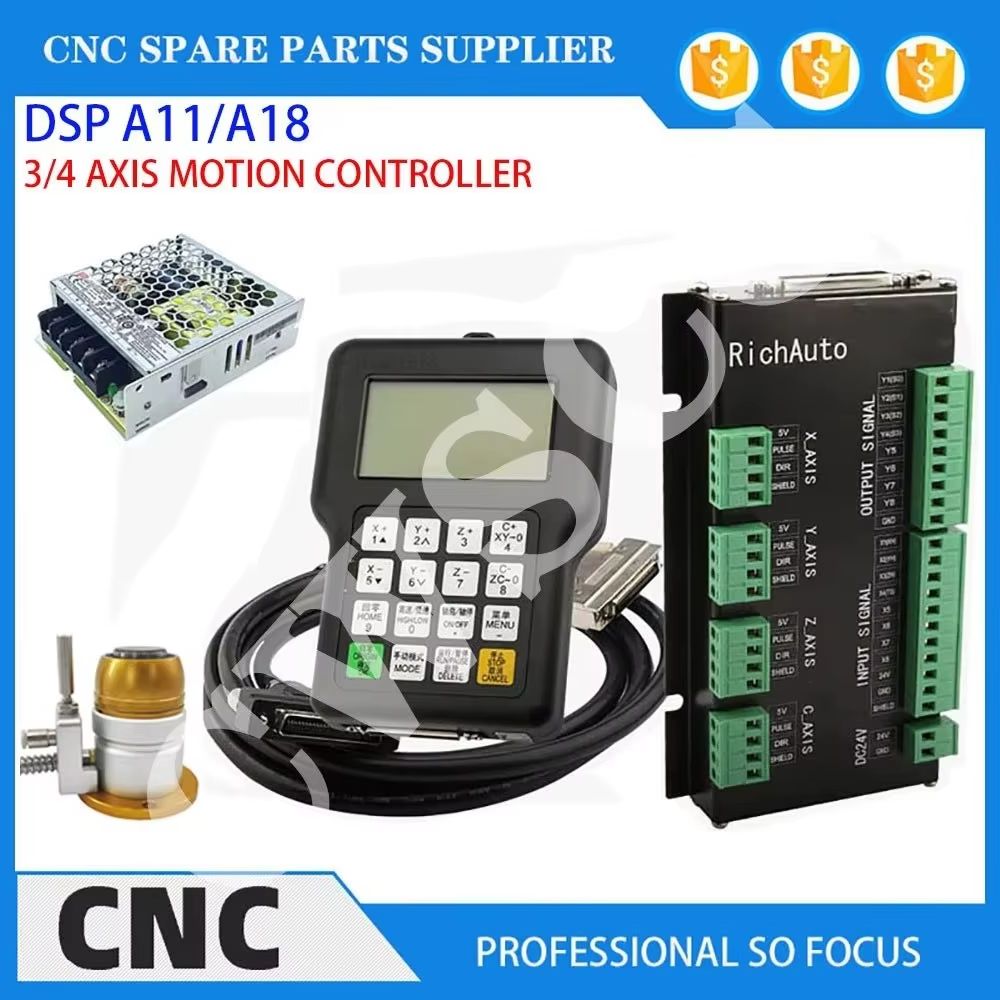 3-axis 4-axis CNC machine tool - Richauto A11 Dsp Controller 3 Axis recension och pris