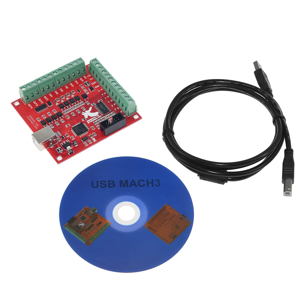 MACH3 CNC USB 100Khz Breakout  - Mach3 Usb Cnc Controller 4 Axis 100Khz recension och pris