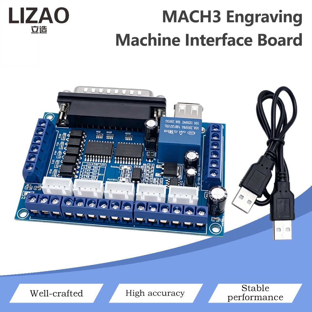 MACH3 CNC Breakout Board 5 Axi - 5 Axis Cnc Breakout Board Interface Mach3 recension och pris