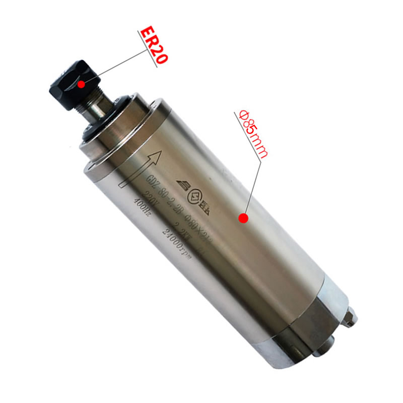 2.2KW 3.0KW 4.5KW CNC Spindle  - Er20 Collet Chuck Spindle Motor 220V recension och pris